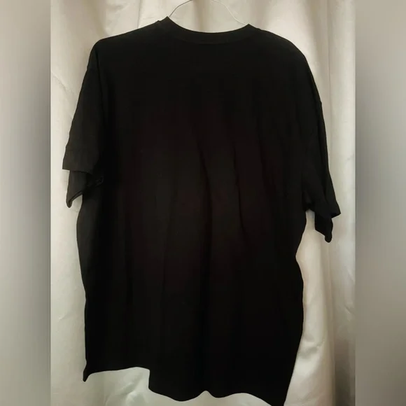 boohooMan x LilTjay 'Trench kid' Men's 'Ruthless' skull black shirt NWT Size L - Picture 6 of 10